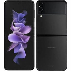 【中古】【安心保証】 Galaxy Z Flip3 5G SC-54B[128GB] docomo ファントムブラック