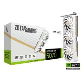 ZOTAC GAMING GeForce RTX 5070 AMP White 12GB GDDR7 RTX5070AMPW/ZT-B50700FQ-10P