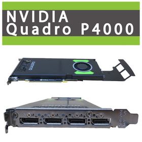 【プロ用ワークステーション向け・高性能グラボ】 NVIDIA Quadro P4000 / GDDR5 8GB / DisplayPort×4 / VR・CAD / 中古良品・動作確認済