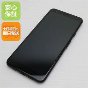 グーグルピクセル(Google Pixel)の超美品 Google Pixel 3a ジャストブラック M222(スマートフォン本体)