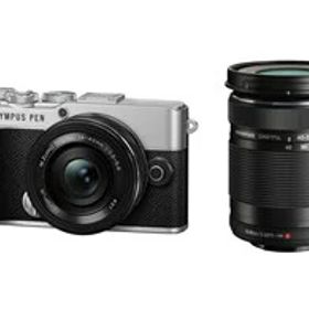 ★OLYMPUS / オリンパス OLYMPUS PEN E-P7 EZダブルズームキット [シルバー]【デジタル一眼カメラ】【送料無料】