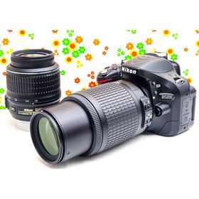 ニコン(Nikon)のニコン Nikon D5200☆スマホに送れる！☆ダブルレンズ！☆動画撮影可♪(デジタル一眼)