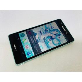 ★送料無料★ジャンク★docomo★Xperia feat.HATSUNE MIKU SO-04E★グリーン★0080280000616★SYS★10/06