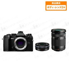 OM SYSTEM OM-5 ボディ ブラック + ダブルズームレンズセット M.ZUIKO DIGITAL ED 14-42mm F3.5-5.6 EZ BLK + M.ZUIKO DIGITAL ED 40-150mm F4.0-5.6 R ブラック