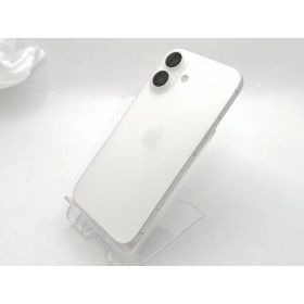 【中古】Apple 国内版 【SIMフリー】 iPhone 16 128GB ホワイト MYDR3J/A【ECセンター】保証期間1ヶ月【ランクA】