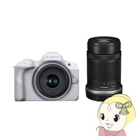 ミラーレス一眼デジタルカメラ Canon キャノン EOS R50 ダブルズームキット [ホワイト]/srm