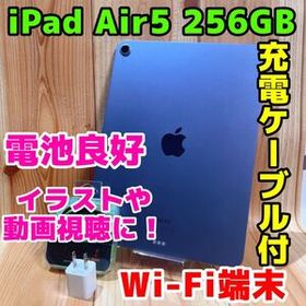 美品 Wi-Fi 本体 iPad Air 5 256 GB 050 ブルー 電池良好