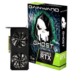 【中古】 GAINWARD GeForce RTX 3060Ti GHOST 8G V1 LHR グラフィックスボード NE6306T019P2-190AB-G-V1 VD7762