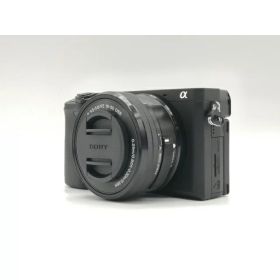 【中古】SONY α6400 パワーズームレンズキット ILCE-6400L ブラック【大阪本店】保証期間1ヶ月【ランクA】
