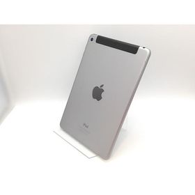 【中古】Apple au 【SIMロック解除済み】 iPad mini4（2015） 128GB スペースグレイ MK762J/A【高崎モントレー】保証期間１ヶ月【ランクC】