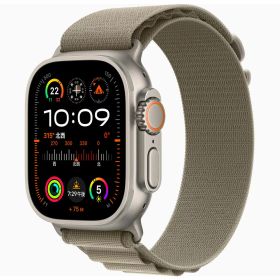 【新品】ネットワーク利用制限SBM△×判定 Apple Watch Ultra 2 GPS+Cellularモデル 49mm MREY3J/A [ オリーブアルパインループ M ]