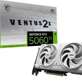 MSI｜エムエスアイ グラフィックボード ホワイト GeForce RTX 5060 Ti 16G VENTUS 2X OC WHITE PLUS [GeForce RTXシリーズ /16GB]