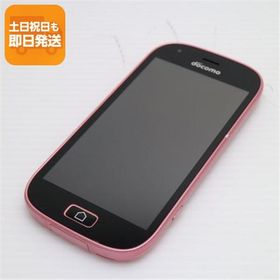 美品 F-03K らくらくスマートフォン me ピンク スマホ 即日発送 白ロム 中古 DoCoMo 富士通 あすつく 土日祝発送OK