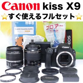 キヤノン(Canon)のすぐ使えるセット⭐️Canon EOS kiss X9 ダブルレンズセット 七五三(デジタル一眼)