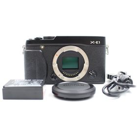 ■新品同様■ FUJIFILM X-E1 ボディ ブラック ミラーレス一眼カメラ(ミラーレス一眼)