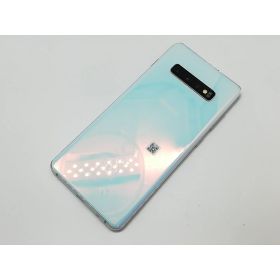【中古】SAMSUNG docomo 【SIMロック解除済み】 Galaxy S10+ Olympic Games Edition SC-05L Prism White【宇田川】保証期間1ヶ月【ランクA】