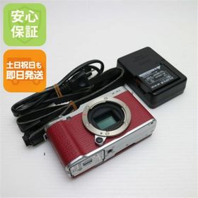 フジフイルム(富士フイルム)の超美品 FUJIFILM X-A1 レッド M555(ミラーレス一眼)
