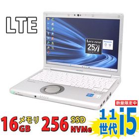 フルHD対応WUXGA 12.1型 中古美品 LTE Panasonic CF-SV1/R Windows11 第11世代 i5-1145G7 16GB NVMe 256GB-SSD カメラ 無線Wi-Fi6 Office付