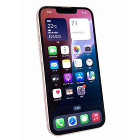 中古 Apple iPhone13 128GB ピンク MLNE3J／A SIMフリー ネットワーク利用制限▲判定