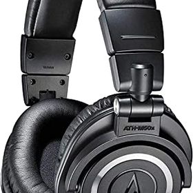 オーディオテクニカ ATH-M50x プロフェッショナルモニターヘッドホン 有線 DTM レコーディング ミックス マスタリング DJ 宅録 【国内正規品】ブラック