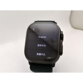 【中古】Apple Apple Watch Ultra2 49mm Cellular ブラックチタニウムケース/ダークグリーンアルパインループ (S) MX4Q3J/A【新宿2】保証期間１ヶ月【ランクB】