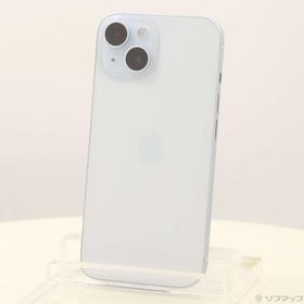〔中古〕Apple(アップル) iPhone15 128GB ブルー 3M420J／A SIMフリー〔368-ud〕