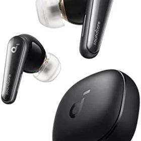 【1,000円引クーポン付】 Anker Soundcore Liberty 4（Bluetooth 5.3）【完全ワイヤレスイヤホン/ウルトラノイズキャンセリング 2.0 / 3Dオーディオ / ワイヤレス充電/マルチポイント接続/外音取り込み / 最大28時間再生 / ハイレゾ / IPX4防水規格 / ヘルスモニタリング