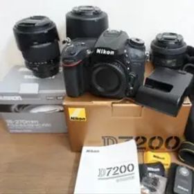 値下げ！Nikon D7200 ズーム・単焦点レンズセット
