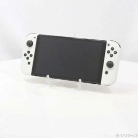 【中古】Nintendo(任天堂) Nintendo Switch 有機ELモデル Joy-Con(L)／(R) ホワイト 【348-ud】