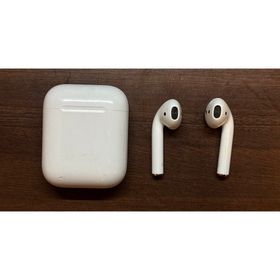 アップル(Apple)のAPPLE AirPods イヤホン MMEF2J/A ジャンク(ヘッドフォン/イヤフォン)