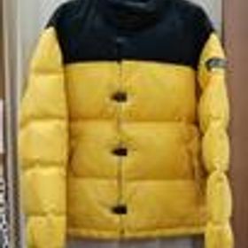 ダウンジャケット イエロー×ブラック 汚れ有り 状態C NEXUS7