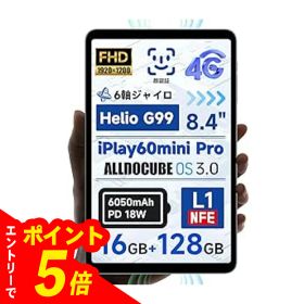 【エントリーでポイント5倍】 ALLDOCUBE iPlay60mini Pro 8.4インチタブレット
