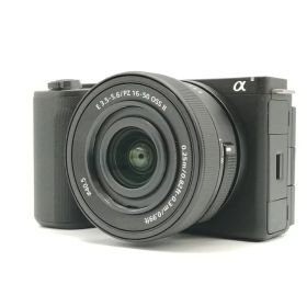 【中古】SONY VLOGCAM ZV-E10 II パワーズームレンズキット ブラック ZV-E10M2K(B)【大阪本店】保証期間1ヶ月【ランクA】