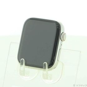 〔中古〕Apple(アップル) Apple Watch Series 4 GPS + Cellular 44mm ステンレススチールケース ホワイトスポーツバンド〔247-ud〕