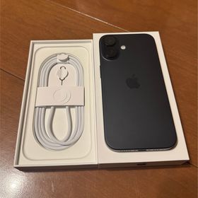 アップル(Apple)の[美品］iPhone16 128GB ブラック simフリー(スマートフォン本体)