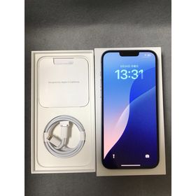 アイフォーン(iPhone)の超美品 国内版 SIMフリー iPhone14 Plus 128GB ブルー色(スマートフォン本体)