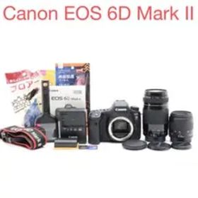 保証付き/Canon EOS 6D Mark II標準&望遠ダブルレンズセット
