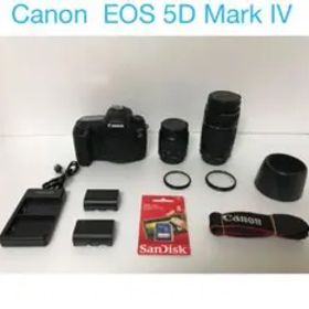 一眼レフカメラCanon EOS 5D Mark IVダブルレンズセット