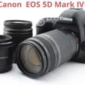 保証付きCanon EOS 5D Mark IV標準&望遠&単焦点レンズセット