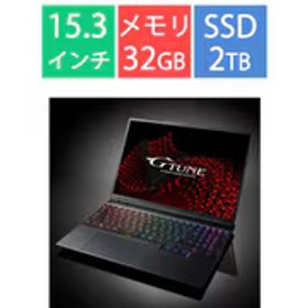 マウスコンピューター mouse computer ゲーミングノートパソコン/G-Tune/15.3型/Core i9-14900HX/RTX 4070 Laptop GPU/メモリ 32GB/SSD 2TB/Windows11 Home/ブラック E5I9G70YC22DNHBK3