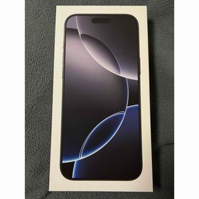 アイフォーン(iPhone)のiPhone 16 Pro Max 1TB SIMフリー ブラックチタニウム(スマートフォン本体)