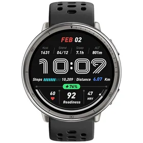 アマズフィット Active2R スマートウォッチ Amazfit Active 2 Round 44mm スタンダードバージョン ブラックシリコン