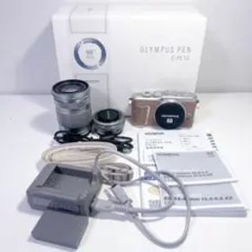 OLYMPUS PEN E-PL10 EZ ダブルレンズズームキット ブラウン