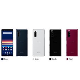 【中古】【可】Xperia 5 SO-01M グレーブラック SIMロック解除済 docomo【安心30日保証】 本体 白ロム CCコネクト