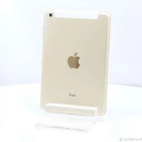 【中古】Apple(アップル) iPad mini 3 16GB ゴールド MGYR2J／A au 【377-ud】