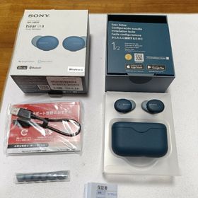 SONY ソニー イヤホン ヘッドホン WF-H800(B)【未使用に近い】(ヘッドフォン/イヤフォン)