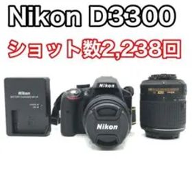 【動作品】 Nikon D3300 デジタル一眼レフカメラ ダブルズームキット2