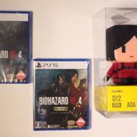 PS5 biohazard re4 バイオハザード RE4 通常版＋ゴールドエディション ADA WONG ぬいぐるみ 計3点セット 新品未開封品