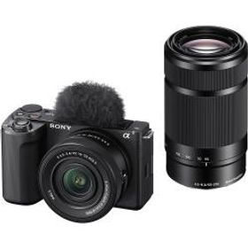 ソニー VLOGCAM ZV-E10 II ダブルズームレンズキット ブラック [ZV-E10M2X B]