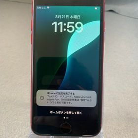 美品 国内版 SIMフリー iPhoneSE （第3世代） 128GB 赤色